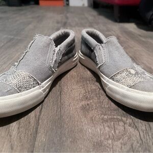 Casual Gray Slip-On Loafers